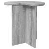  Oldal asztal 2 pcs Szürke Sonoma Ø 39 x 38 cm Szerelt Fa