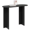  Konzolasztal Fekete Tölgy 100 x 39,5 x 75 cm Szerelt Fa