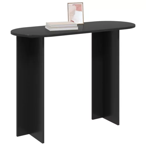  Konzolasztal Fekete Tölgy 100 x 39,5 x 75 cm Szerelt Fa