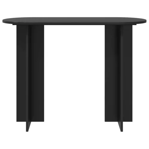  Konzolasztal Fekete Tölgy 100 x 39,5 x 75 cm Szerelt Fa
