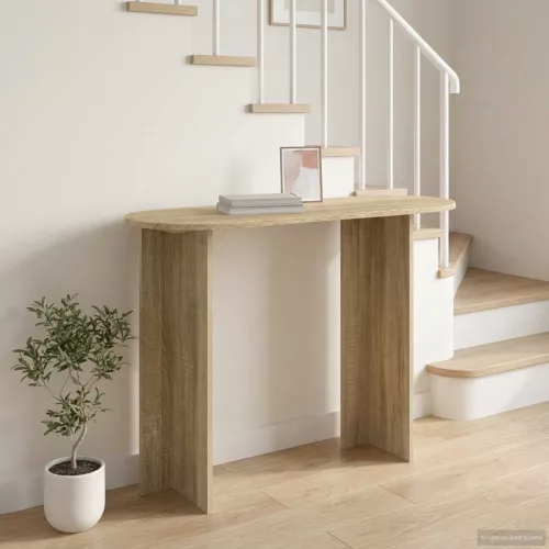  Konzolasztal Sonoma Tölgy 100 x 39,5 x 75 cm Szerelt Fa