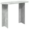  Konzolasztal Betonszürke 100 x 39,5 x 75 cm Szerelt Fa