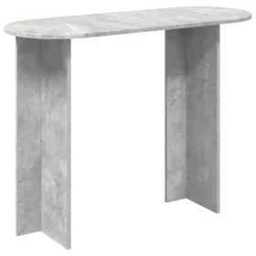  Konzolasztal Betonszürke 100 x 39,5 x 75 cm Szerelt Fa