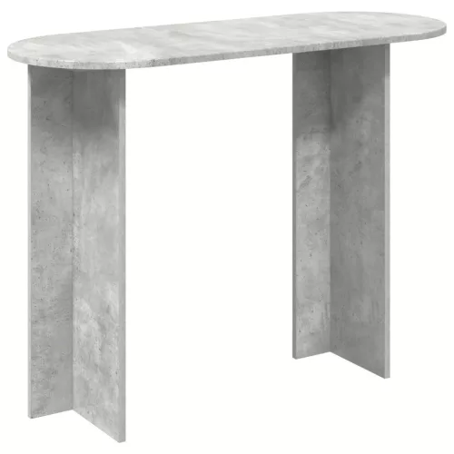 Konzolasztal Betonszürke 100 x 39,5 x 75 cm Szerelt Fa