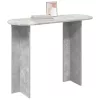  Konzolasztal Betonszürke 100 x 39,5 x 75 cm Szerelt Fa