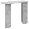  Konzolasztal Betonszürke 100 x 39,5 x 75 cm Szerelt Fa