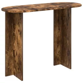  Konzolasztal Füstös Tölgy 100 x 39,5 x 75 cm Szerelt Fa