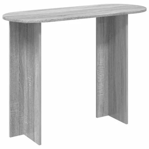  Konzolasztal Szürke Sonoma 100 x 39,5 x 75 cm Szerelt Fa