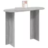  Konzolasztal Szürke Sonoma 100 x 39,5 x 75 cm Szerelt Fa