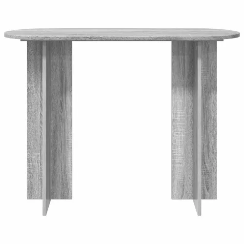  Konzolasztal Szürke Sonoma 100 x 39,5 x 75 cm Szerelt Fa