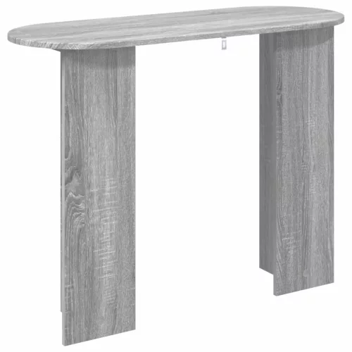  Konzolasztal Szürke Sonoma 100 x 39,5 x 75 cm Szerelt Fa