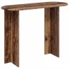  Konzolasztal tárolóval Antik Fa 100 x 39,5 x 75 cm Szerelt Fa