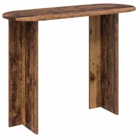    Konzolasztal tárolóval Antik Fa 100 x 39,5 x 75 cm Szerelt Fa