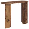  Konzolasztal tárolóval Antik Fa 100 x 39,5 x 75 cm Szerelt Fa