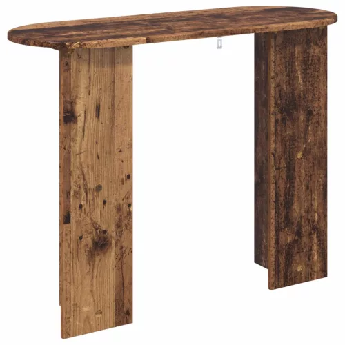  Konzolasztal tárolóval Antik Fa 100 x 39,5 x 75 cm Szerelt Fa