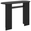  Konzolasztal Fekete Tölgy 100 x 39,5 x 75 cm Szerelt Fa