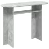  Konzolasztal Betonszürke 100 x 39,5 x 75 cm Szerelt Fa