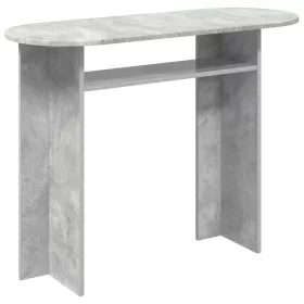  Konzolasztal Betonszürke 100 x 39,5 x 75 cm Szerelt Fa