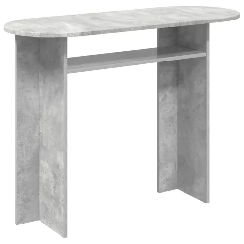  Konzolasztal Betonszürke 100 x 39,5 x 75 cm Szerelt Fa