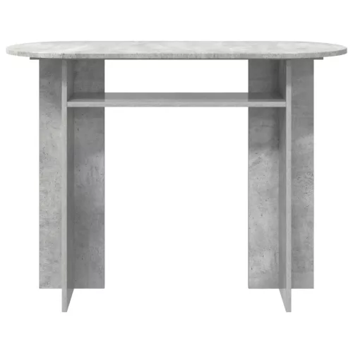  Konzolasztal Betonszürke 100 x 39,5 x 75 cm Szerelt Fa