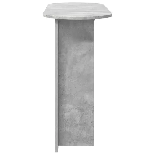  Konzolasztal Betonszürke 100 x 39,5 x 75 cm Szerelt Fa