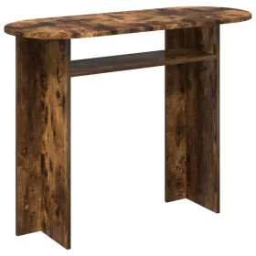  Konzolasztal Füstös Tölgy 100 x 39,5 x 75 cm Szerelt Fa