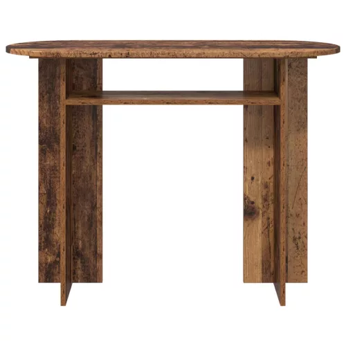  Konzolasztal tárolóval Antik Fa 100 x 39,5 x 75 cm Szerelt Fa