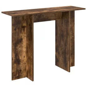  Konzolasztal Füstölt Tölgy 100 x 30 x 75 cm Mérnöki fa