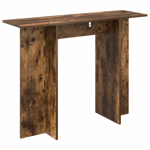  Konzolasztal Füstölt Tölgy 100 x 30 x 75 cm Mérnöki fa