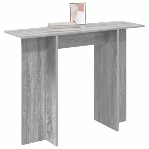 Konzolasztal Szürke Sonoma 100 x 30 x 75 cm Mérnöki fa