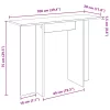  Konzolasztal Antik Fa 100 x 30 x 75 cm Szerelt Fa