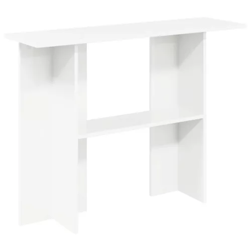  Konzolasztal Fehér 100 x 30 x 75 cm Szerelt Fa