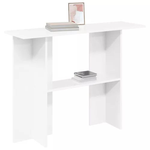  Konzolasztal Fehér 100 x 30 x 75 cm Szerelt Fa