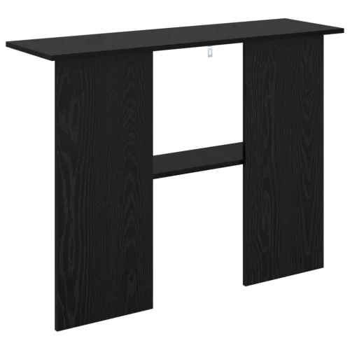  Konzolasztal Fekete Tölgy 100 x 30 x 75 cm Szerelt Fa