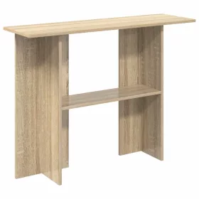  Konzolasztal Sonoma Tölgy 100 x 30 x 75 cm Szerelt Fa