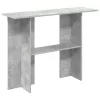  Konzolasztal Betonszürke 100 x 30 x 75 cm Szerelt Fa