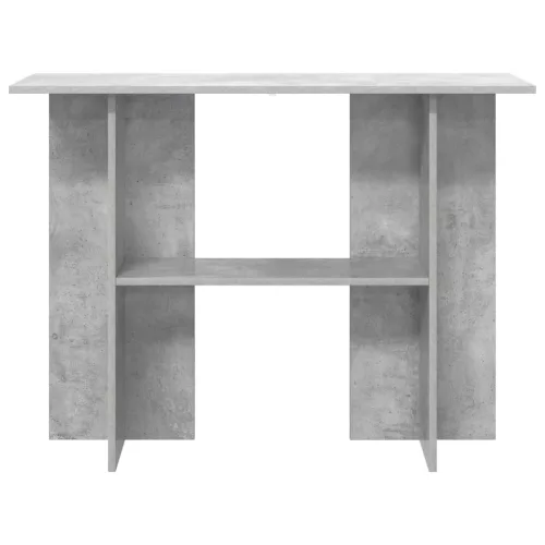  Konzolasztal Betonszürke 100 x 30 x 75 cm Szerelt Fa