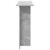  Konzolasztal Betonszürke 100 x 30 x 75 cm Szerelt Fa
