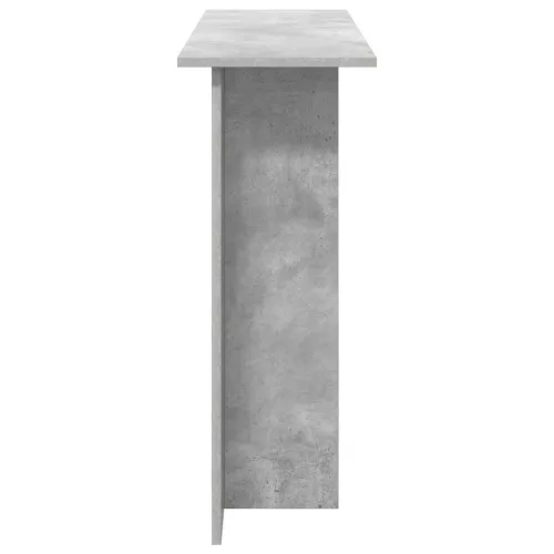  Konzolasztal Betonszürke 100 x 30 x 75 cm Szerelt Fa
