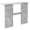  Konzolasztal Betonszürke 100 x 30 x 75 cm Szerelt Fa