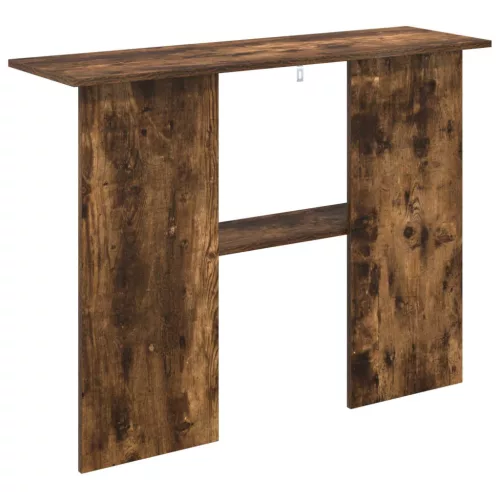  Konzolasztal Füstös Tölgy 100 x 30 x 75 cm Szerelt Fa