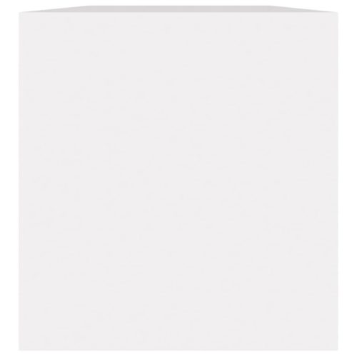  fehér szerelt fa lemeztároló doboz 71 x 34 x 36 cm