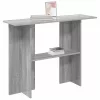  Konzolasztal Szürke Sonoma 100 x 30 x 75 cm Szerelt Fa