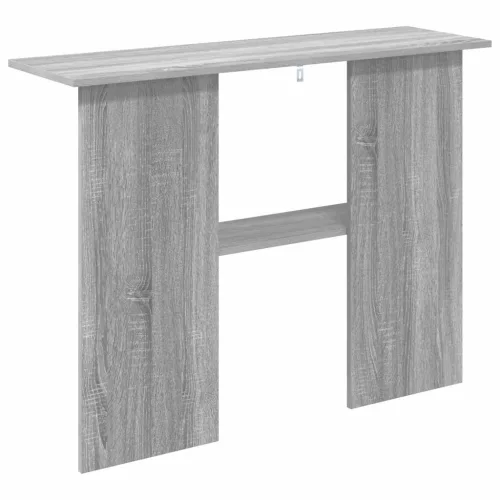  Konzolasztal Szürke Sonoma 100 x 30 x 75 cm Szerelt Fa