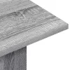  Konzolasztal Szürke Sonoma 100 x 30 x 75 cm Szerelt Fa
