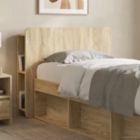  Fejhajtó szekrény tárolóval Sonoma Tölgy Szerelt Fa