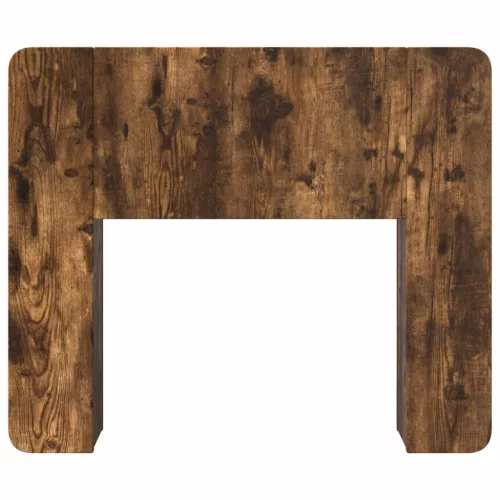  Fejhajtó szekrény tárolóval Füstös Tölgy Szerelt Fa