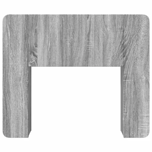  Fejhajtó szekrény tárolóval Szürke Sonoma Szerelt Fa