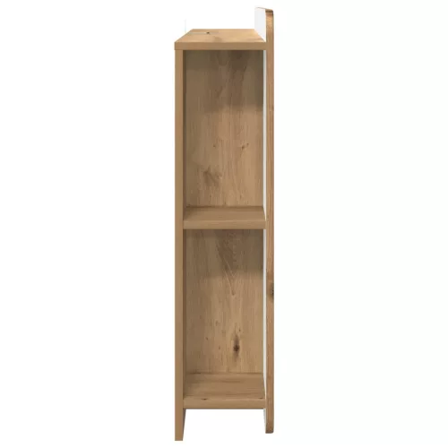  Fejhajtó szekrény tárolóval Kézműves Tölgy Szerelt Fa