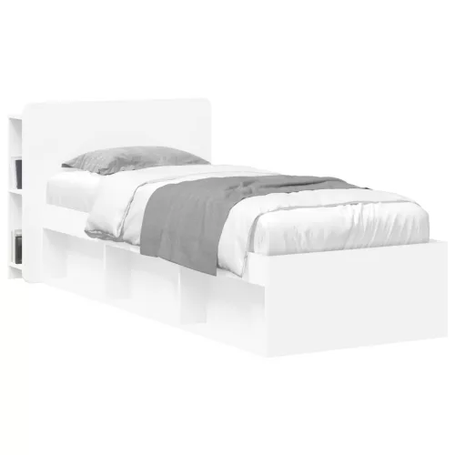  Fejhajtó szekrény tárolóval Fehér Szerelt Fa